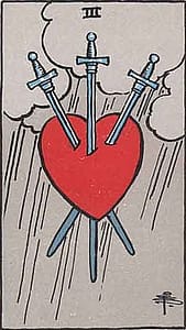 Three of swords